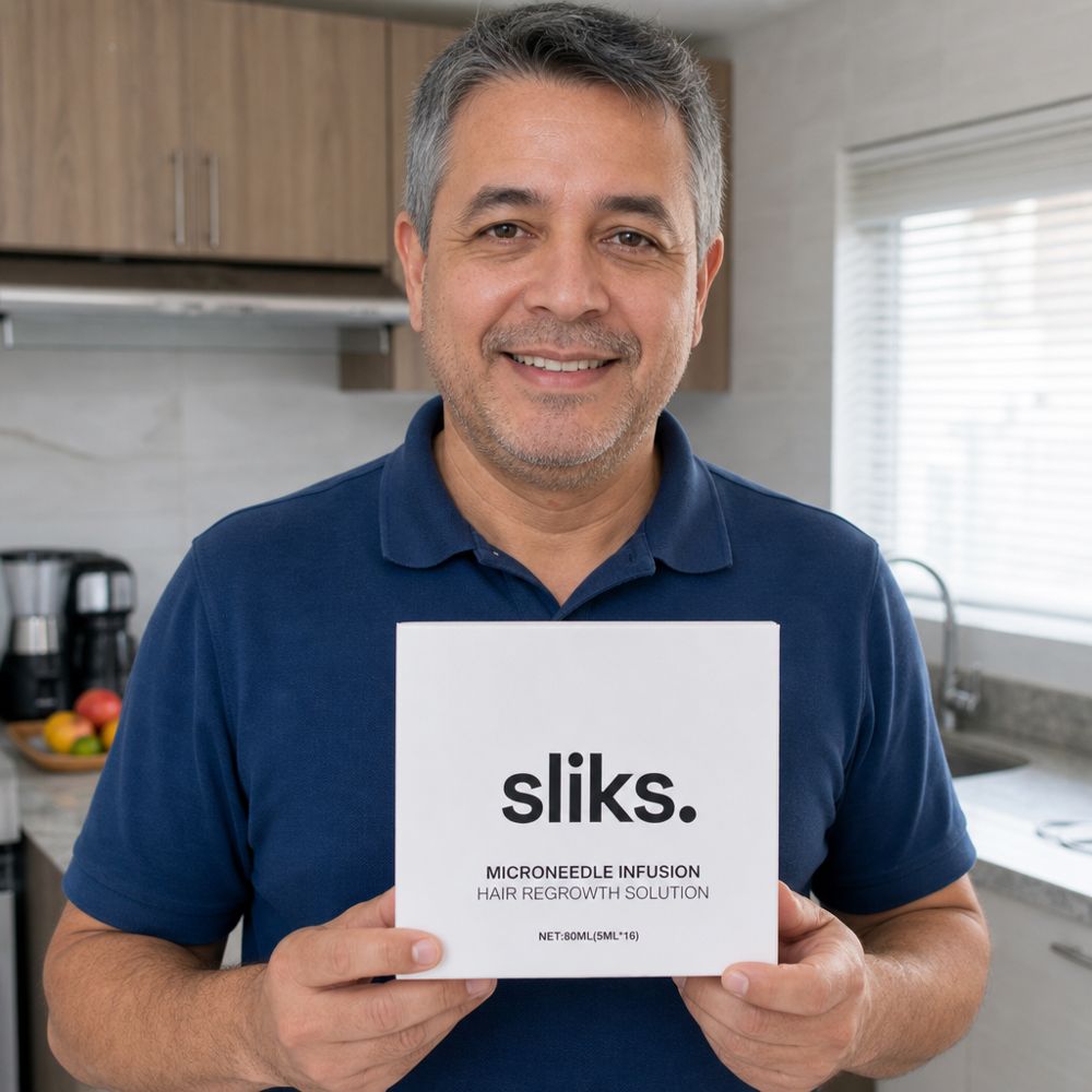 Carlos con su kit