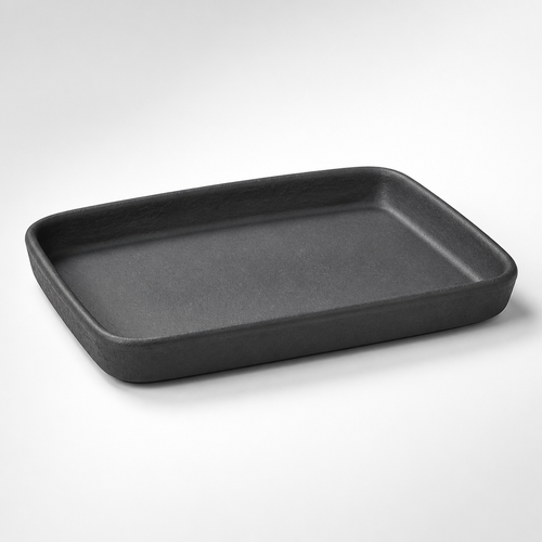 Bandeja de servicio en gres carbon