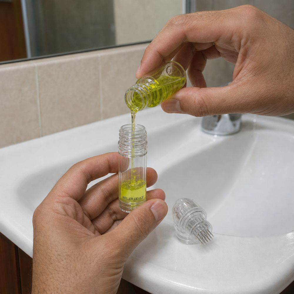 Verter un vial en el sistema de infusión