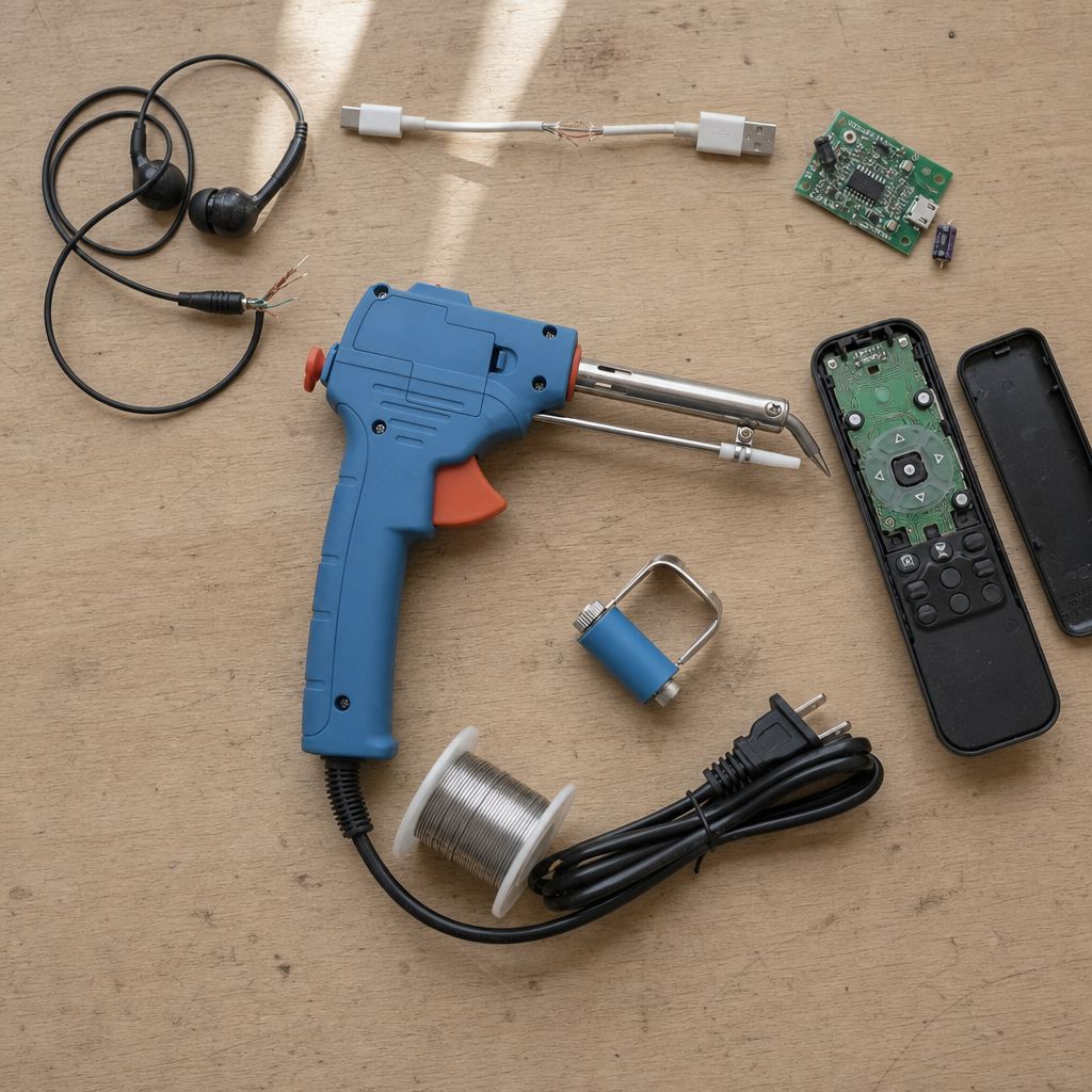 Reparaciones con el kit de soldadura